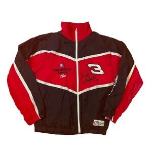 Vintage Dale Earnhardt Jr. Racing Jacket Lined Youth Boys Size‎ Large 16-18